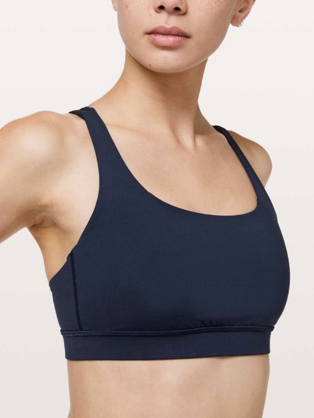 lululemon Energy Bra True Navy Blue Medium Support B–D Cups Size 8